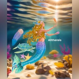 Mermaid colors!🧜🏻‍♀️💙